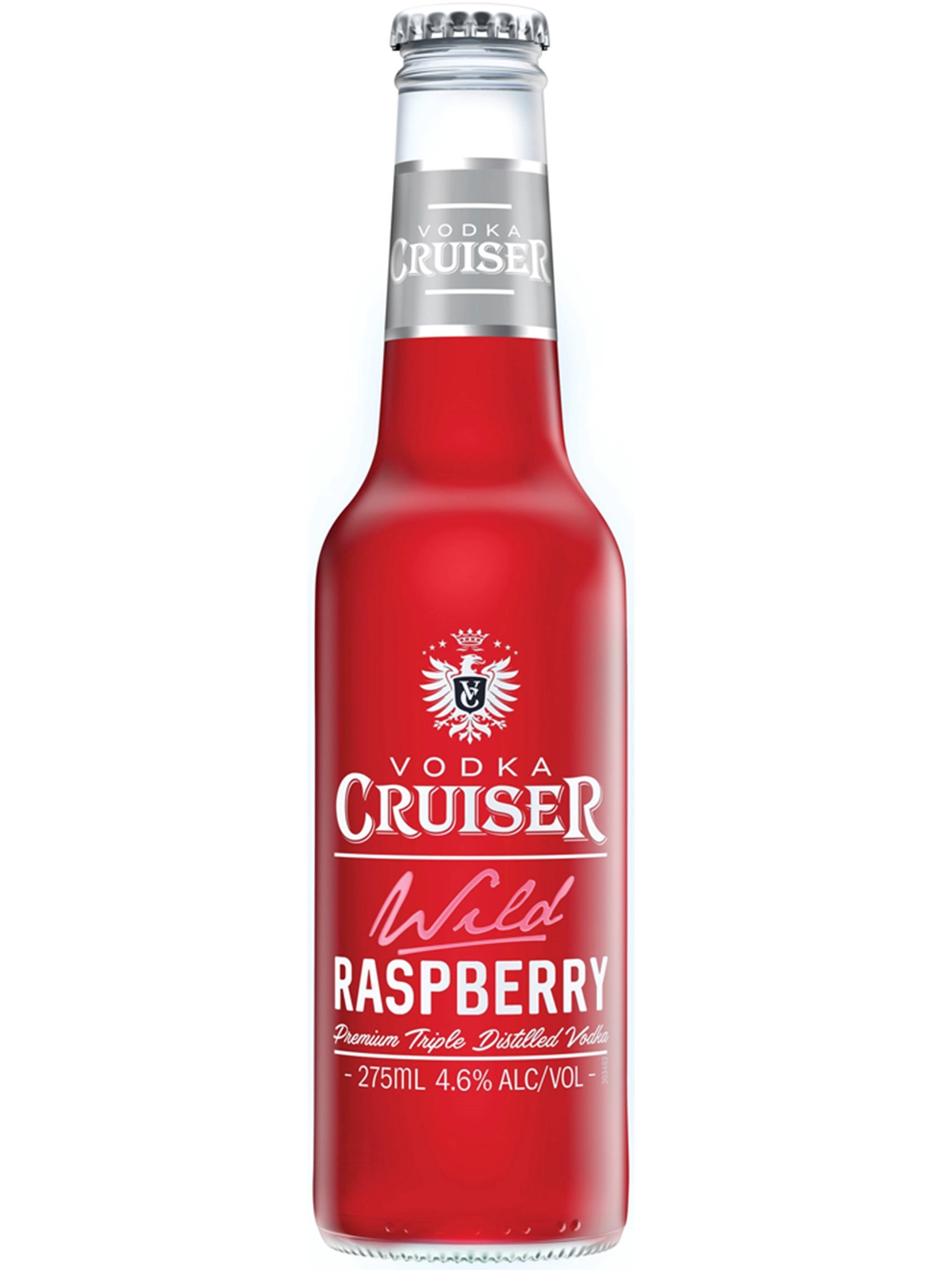 Vodka Cruiser Wild Raspberry Bottles 24 X 275ml